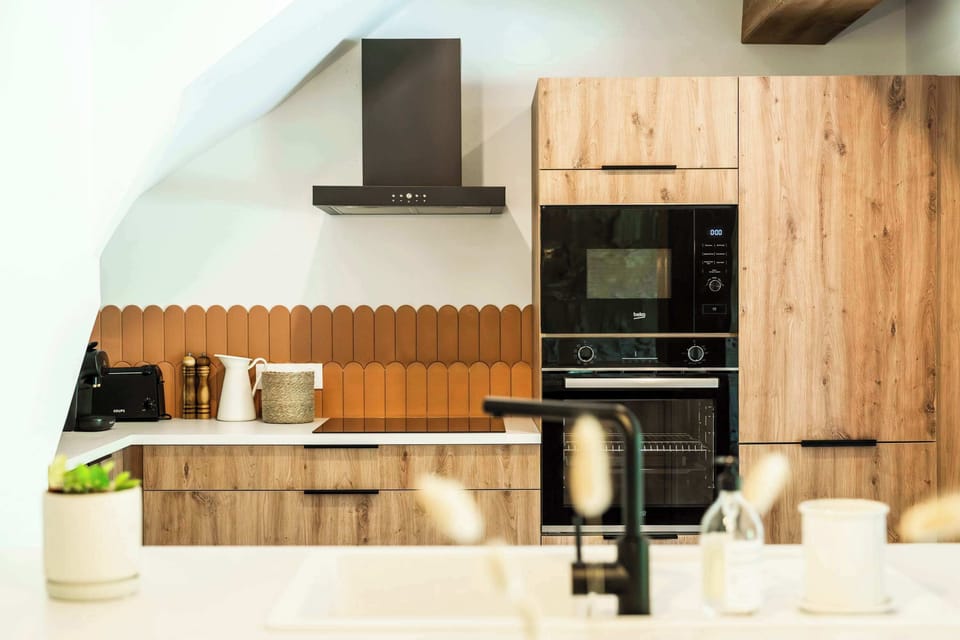 Coin cuisine - Gite 4 personnes -  Le Doux - Station des Rousses