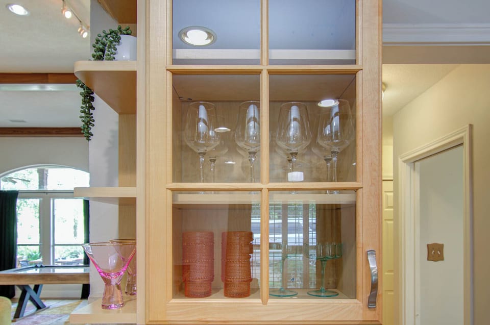 Wine glasses available