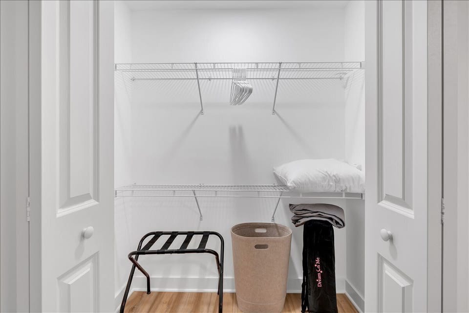 Guest room closet