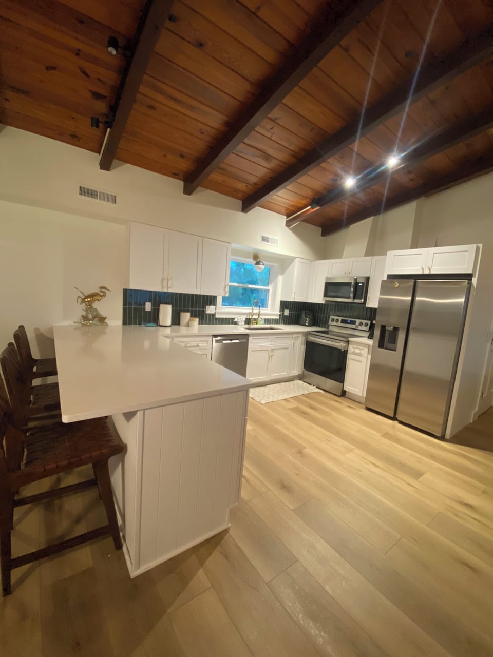 New kitchen with all appliances, air fryer, coffee maker, everything you need 