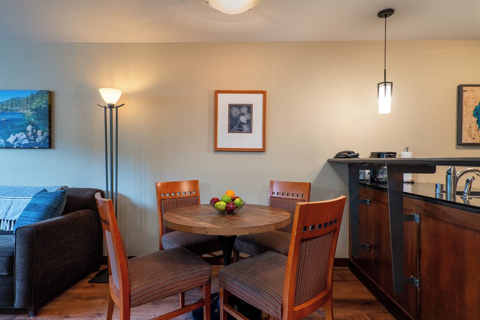 Comfortable seating for four
