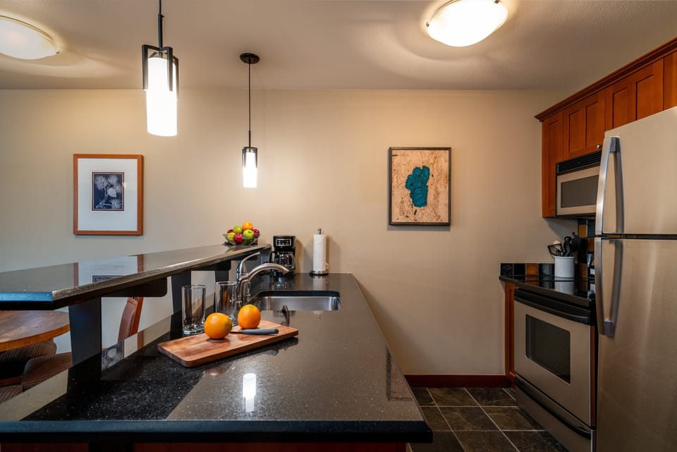 Modern stainless steel appliances