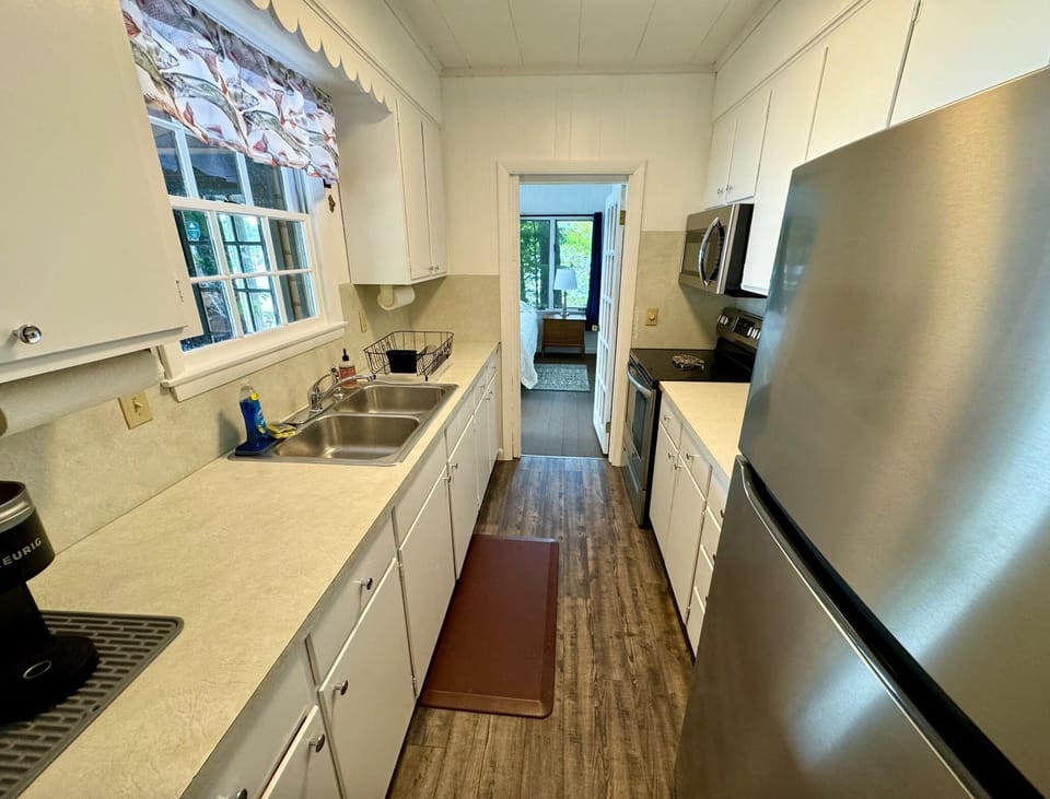 Galley style kitchen