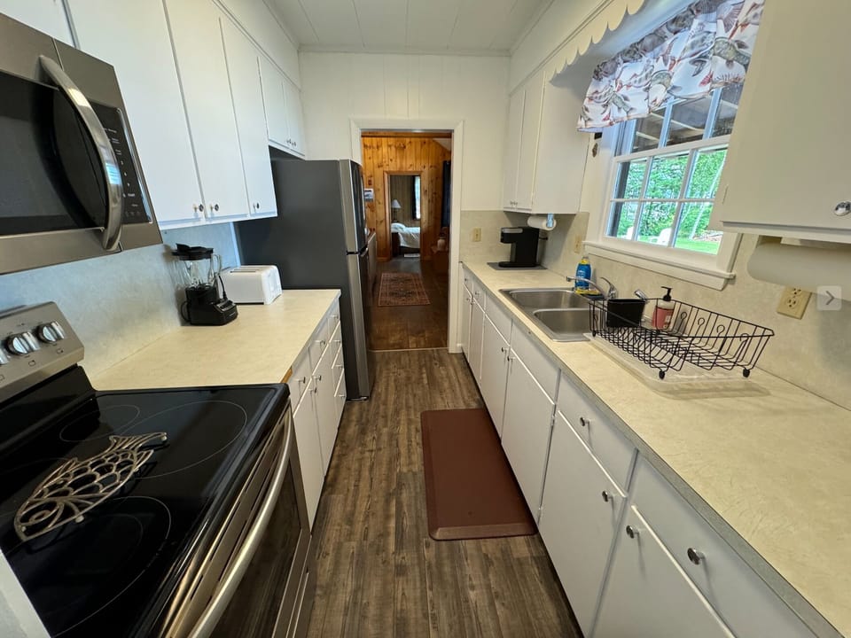 Galley style kitchen