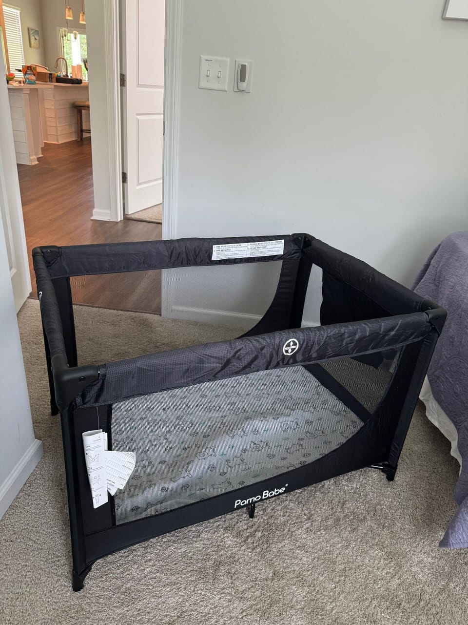 Even the smallest guests will have a place to sleep.  Bring their blanky! 