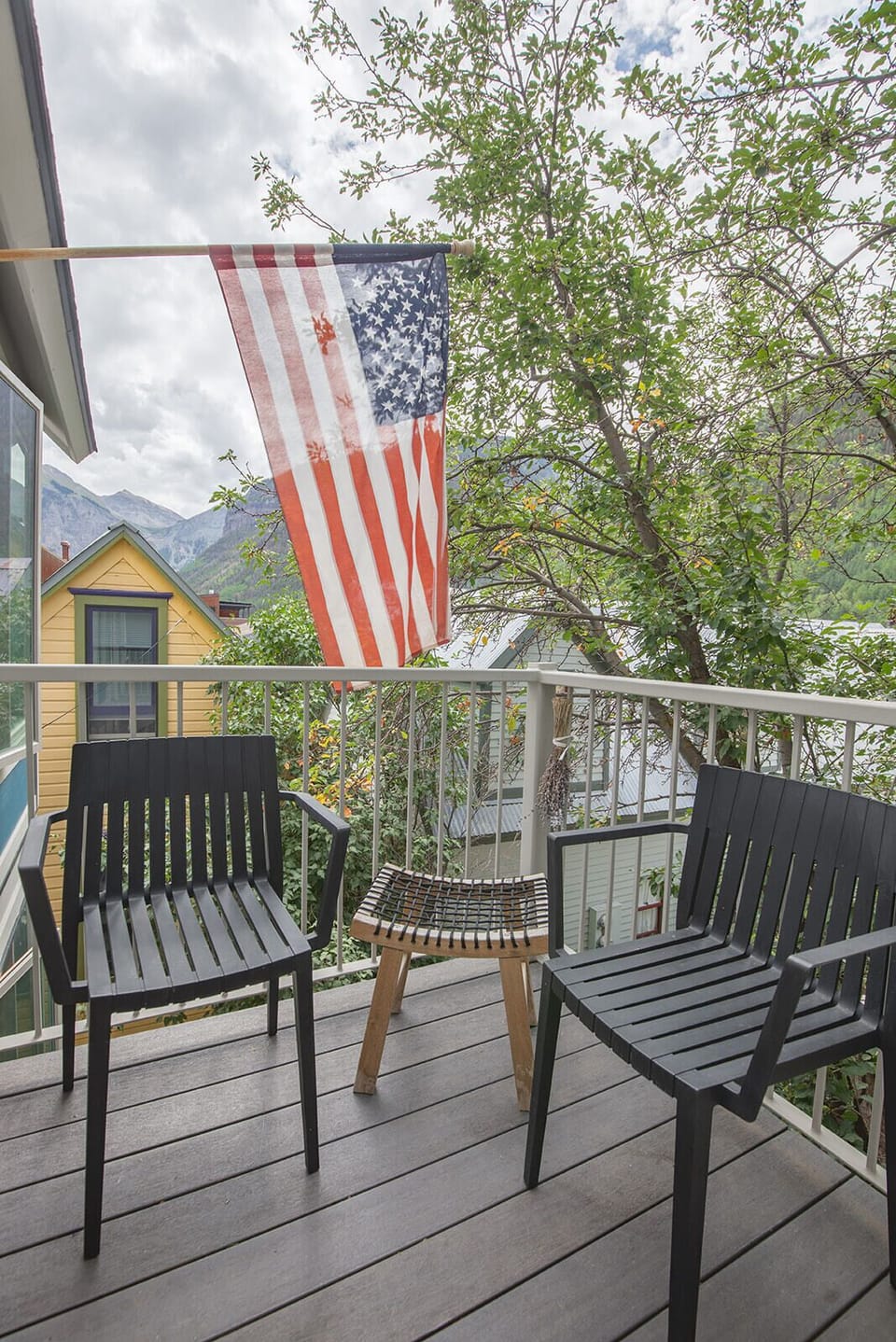 Private patio off of kitchen