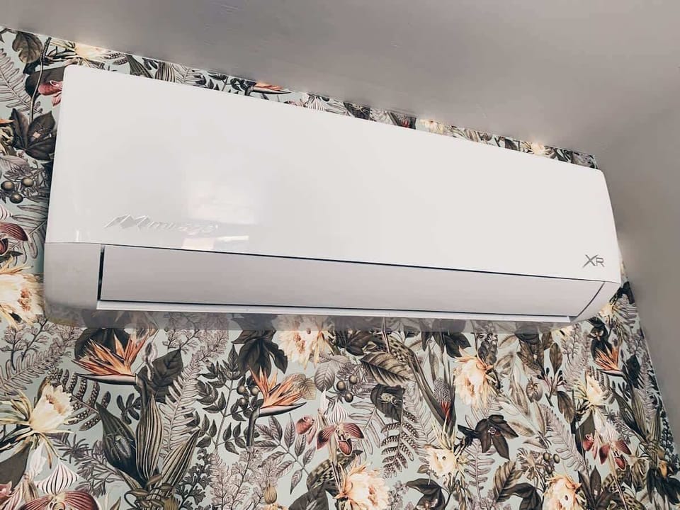 Air conditioner for keeping cool and comfortable during your stay.