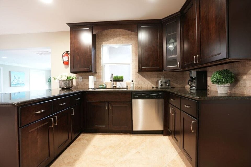 House, Multiple Beds, Pool Access, Pool View (Destination #06) | Private kitchen | Electric kettle