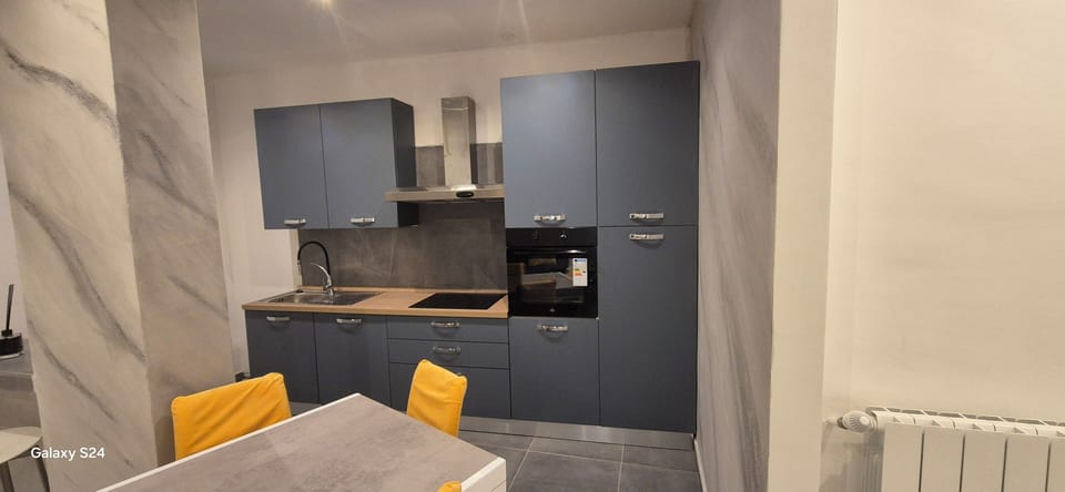 Fridge, dishwasher, cookware/dishes/utensils