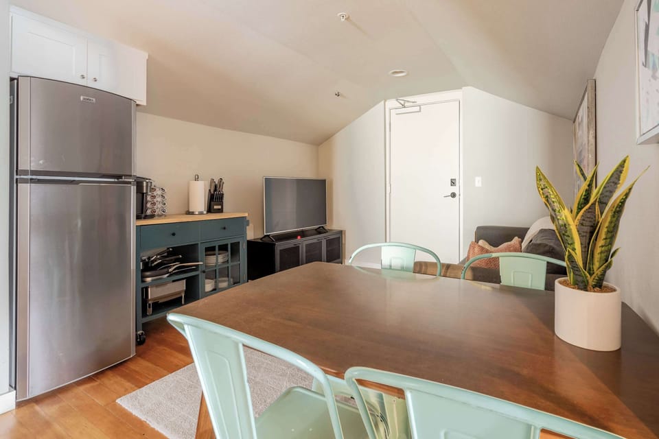 Dining room beside kitchen and living room.