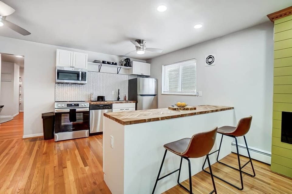 Fully equipped kitchen perfect for extended stays 