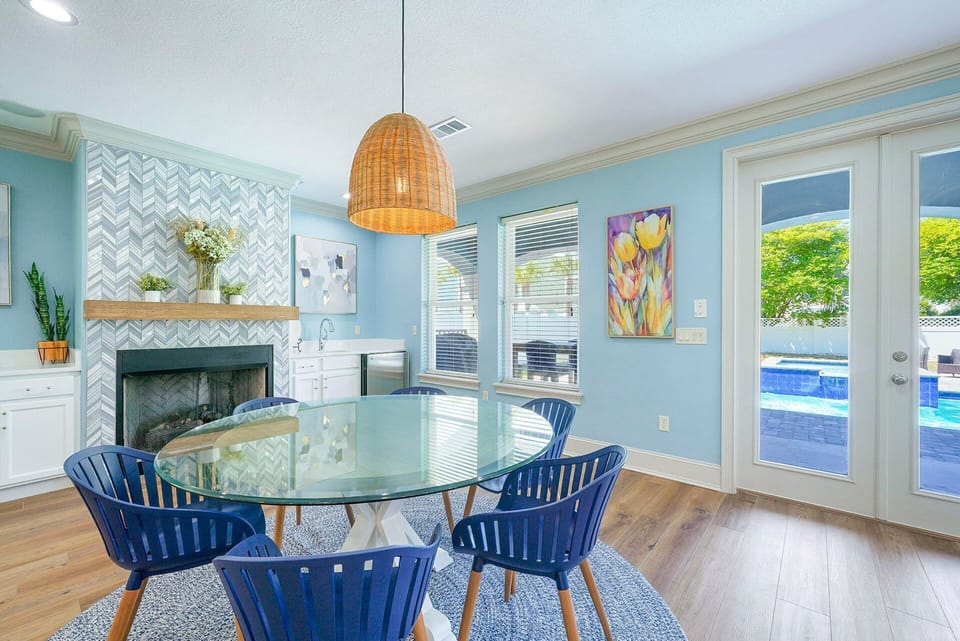 Tangled in Blue - Crystal Beach - Dining Room