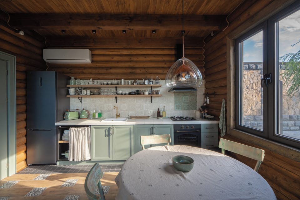 Highchair, freezer, dining tables
