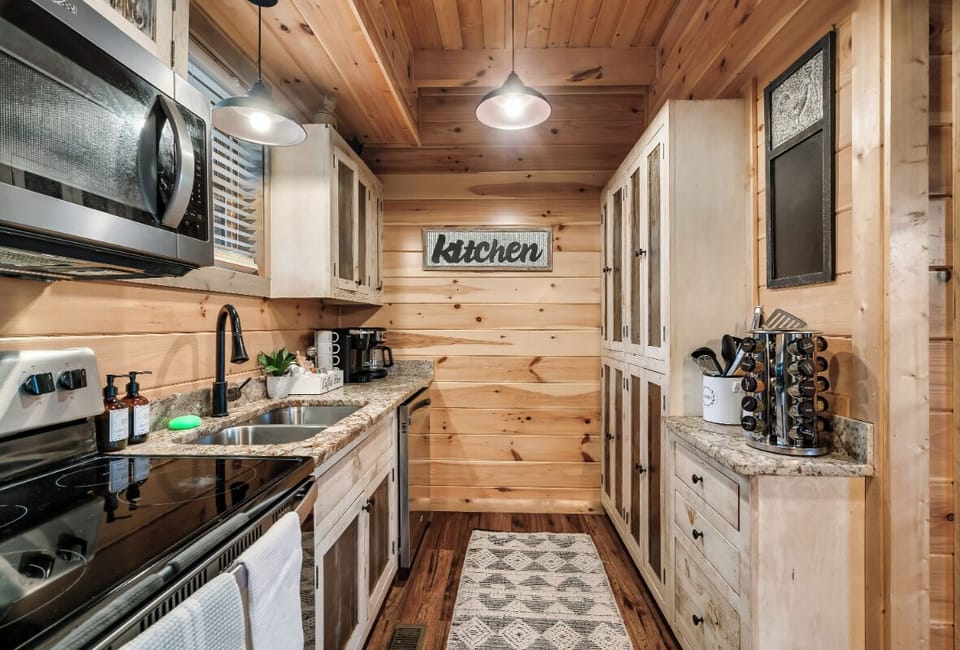 High Country Cabin's fully-equipped kitchen