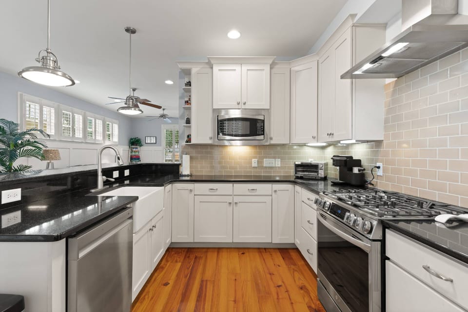 Take advantage of all the top-of-the-line appliances and feel like a real chef.