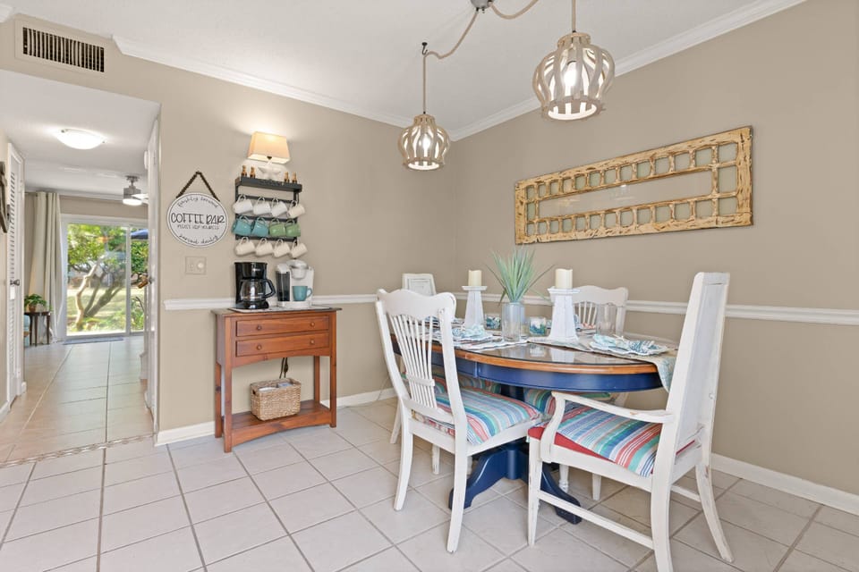 The perfect place to gather for breakfast with the family and brew some morning coffee!