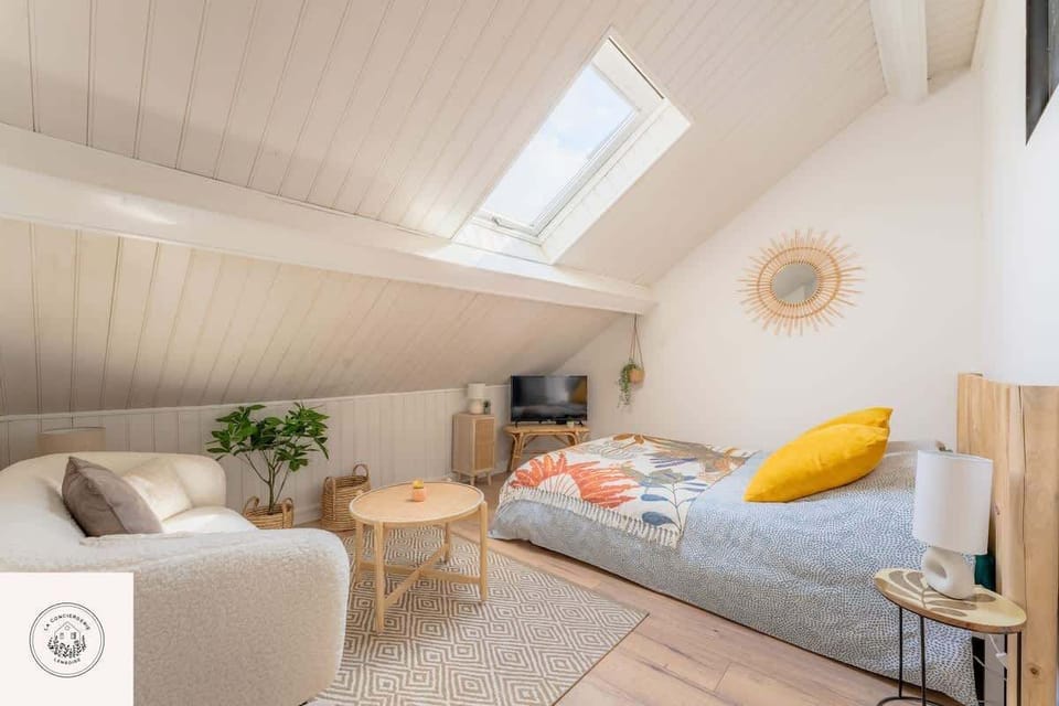 TV AVEC ANTENNE D'INTERIEUR
CANAPE 2 PLACES