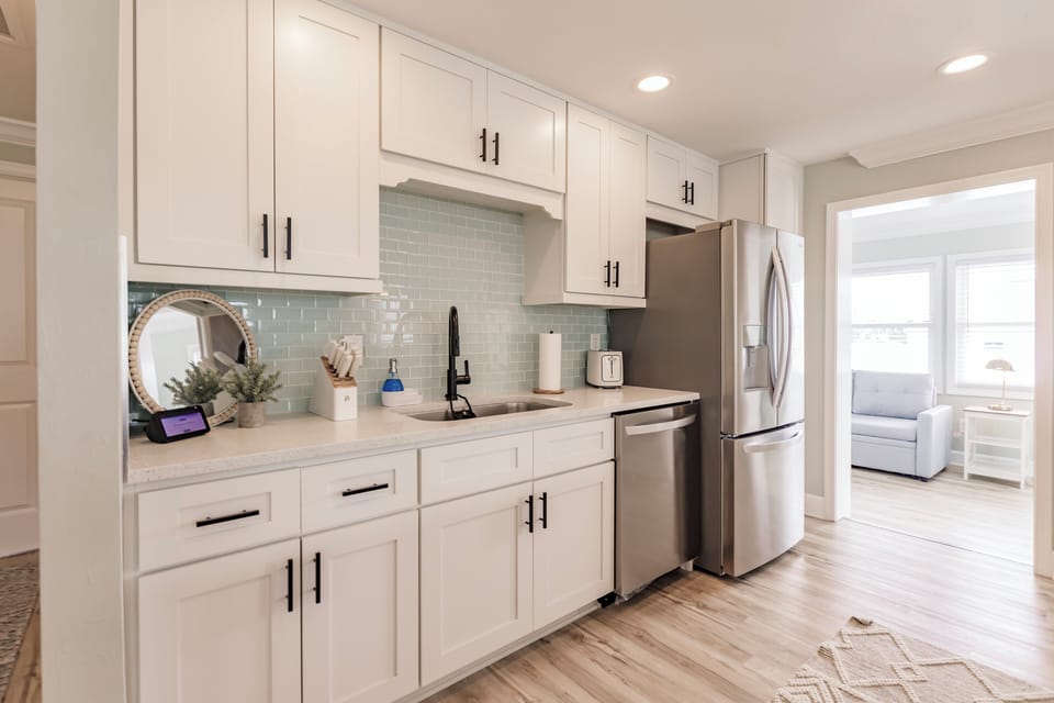 Updated Kitchen with Stainless Steel Appliances