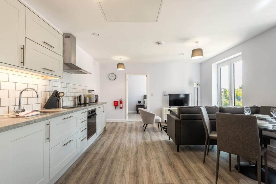 Living Space and Kitchen