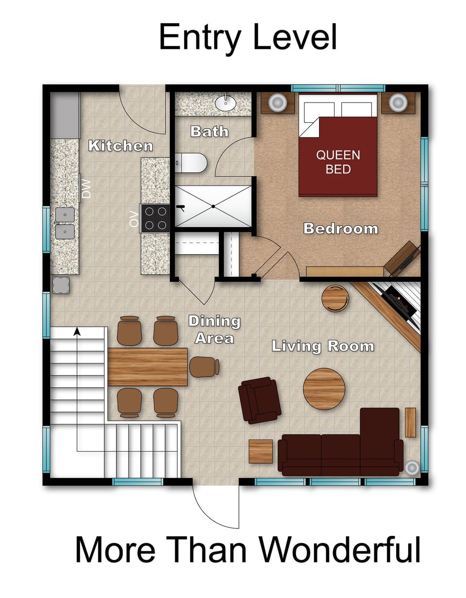 Entry level floor plan