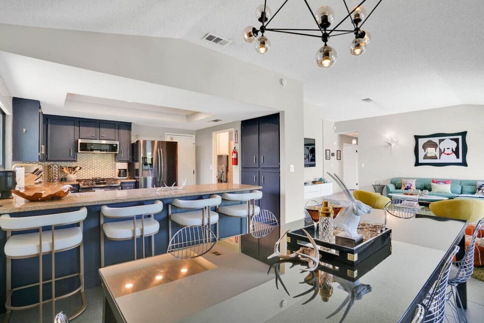 Kitchen and dining area