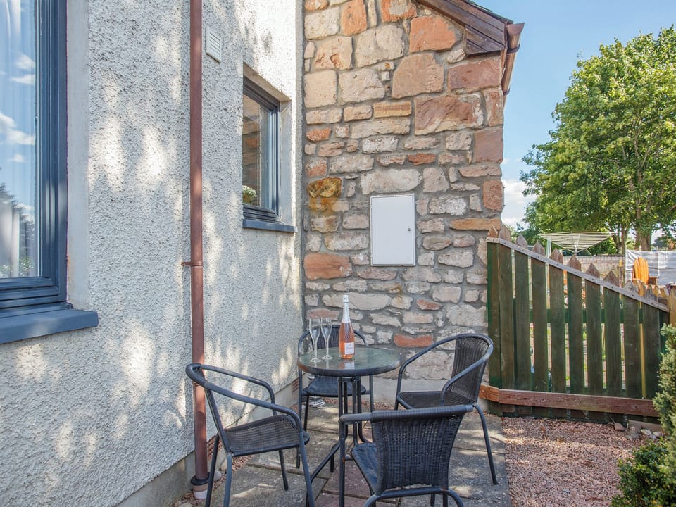 Sitting-out-area | Riverside Apartment, Nairn