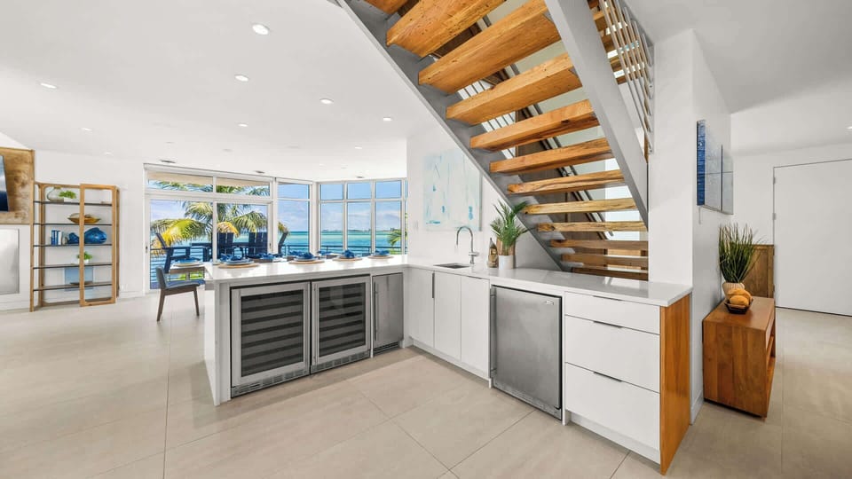 Wet Bar - Additional Dry Storage and Refrigeration
