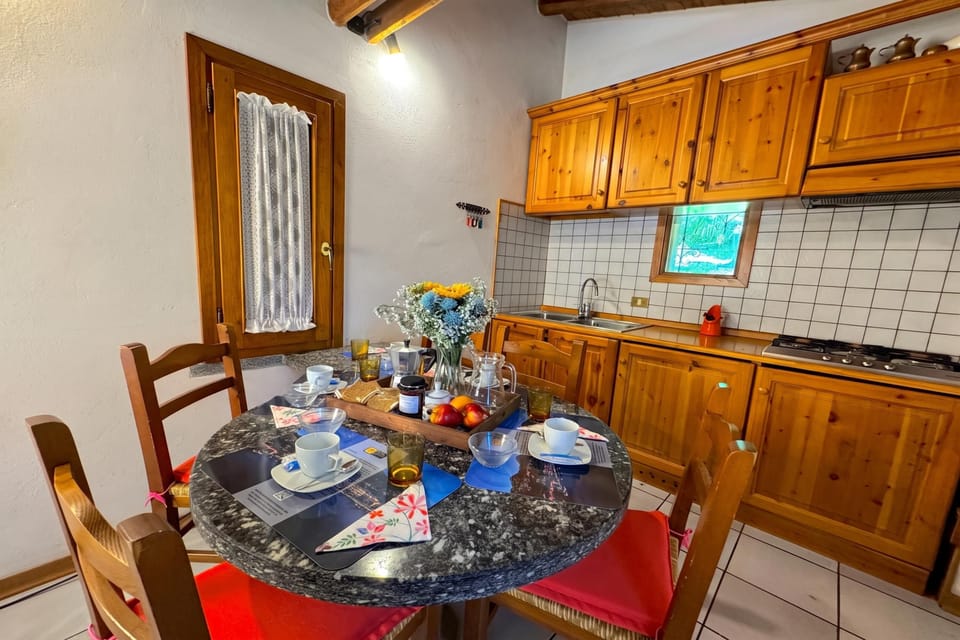 Kitchen and dining area