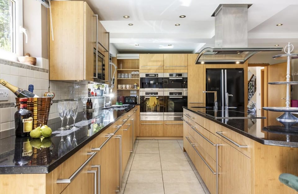 Villa | Private kitchen | Fridge, microwave, oven, stovetop