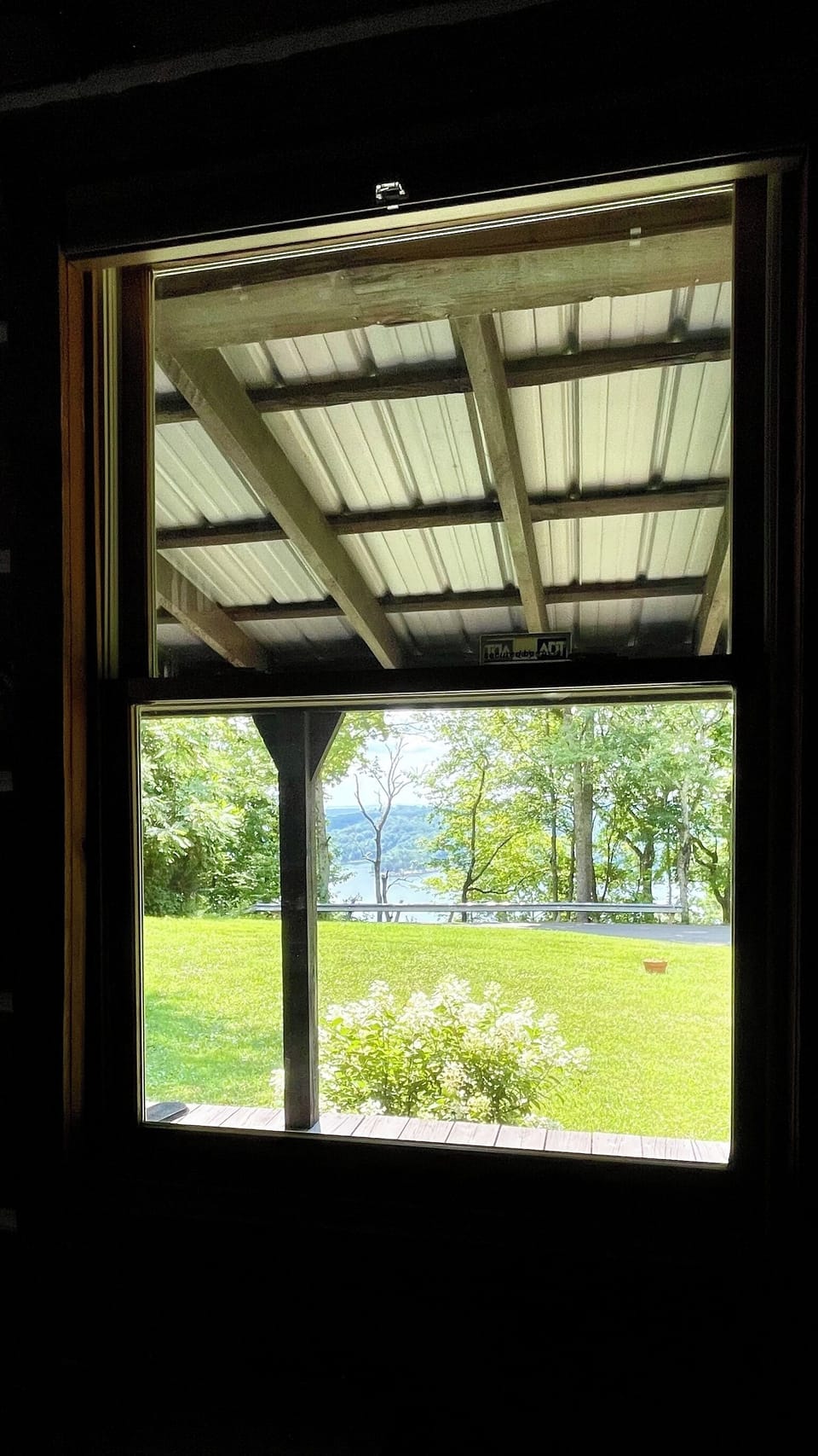 Lake view from dinning table 