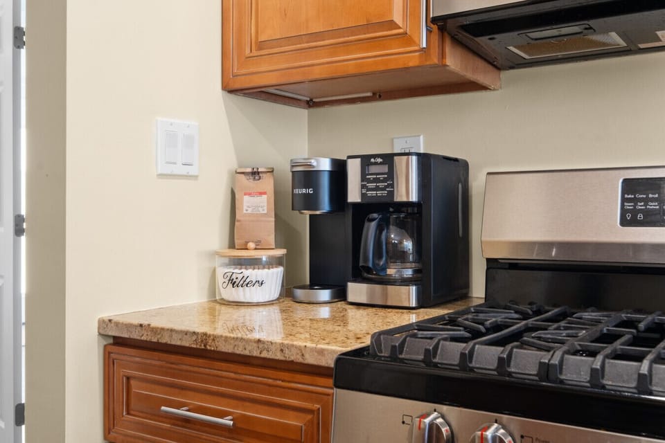 Enjoy complimentary locally roasted coffee or BYO pods.