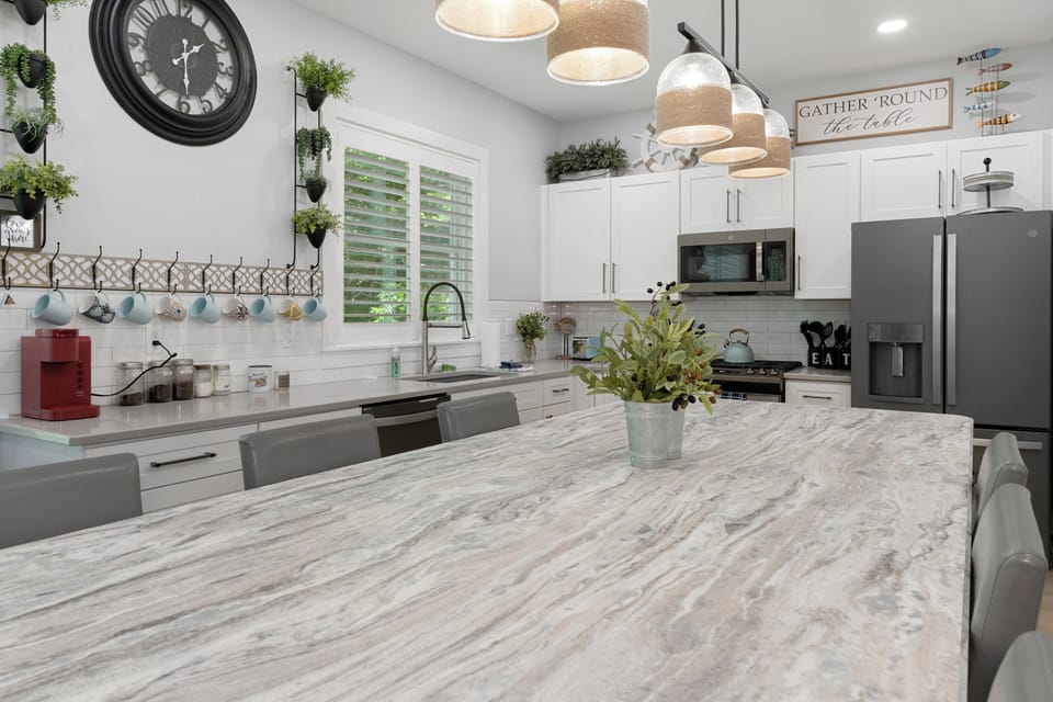 Huge dining area