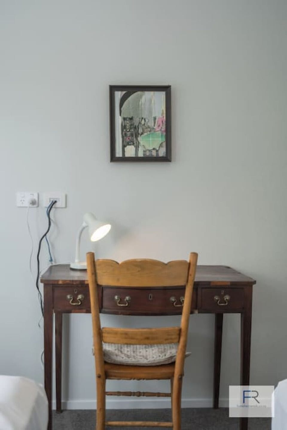 Desk in bedroom