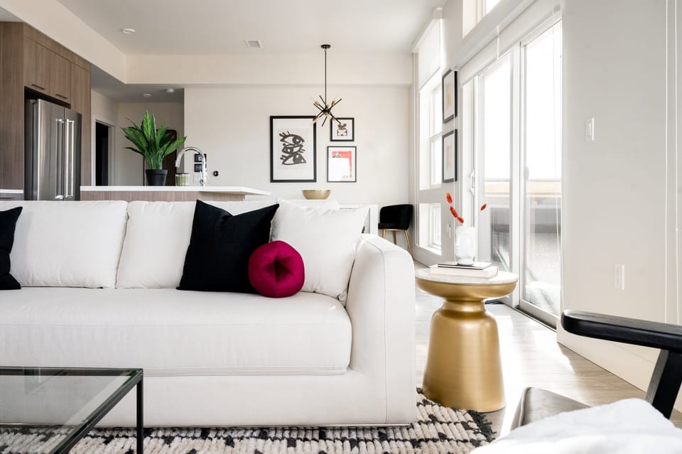 Condo, Multiple Beds, Patio, City View (Unit 404) | Living area | 40-inch TV with digital channels