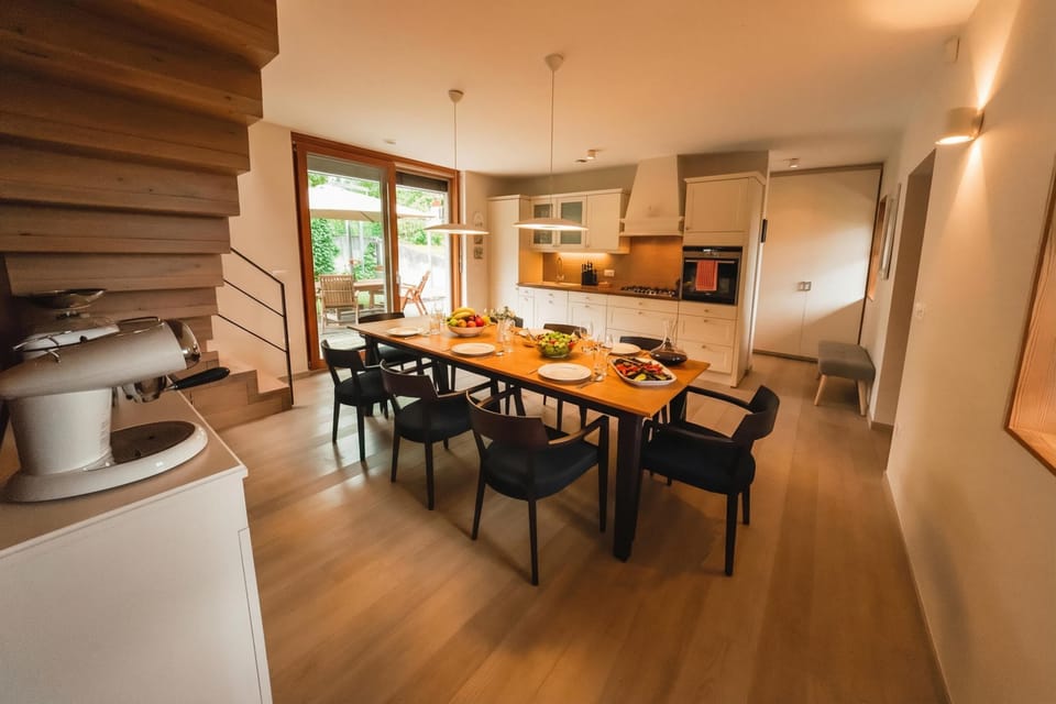 Kitchen and dining area