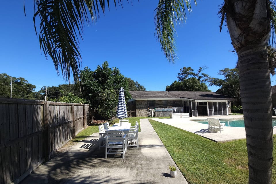 New outdoor dining area