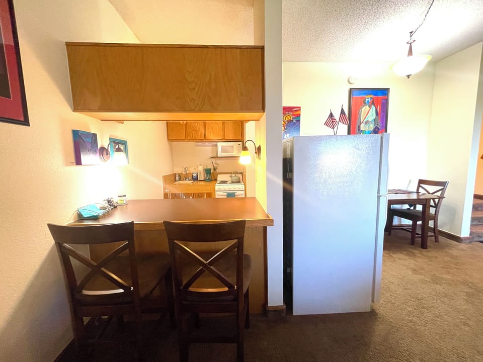 Whip up your favorite dishes in our space efficient yet fully functional kitchen space.
