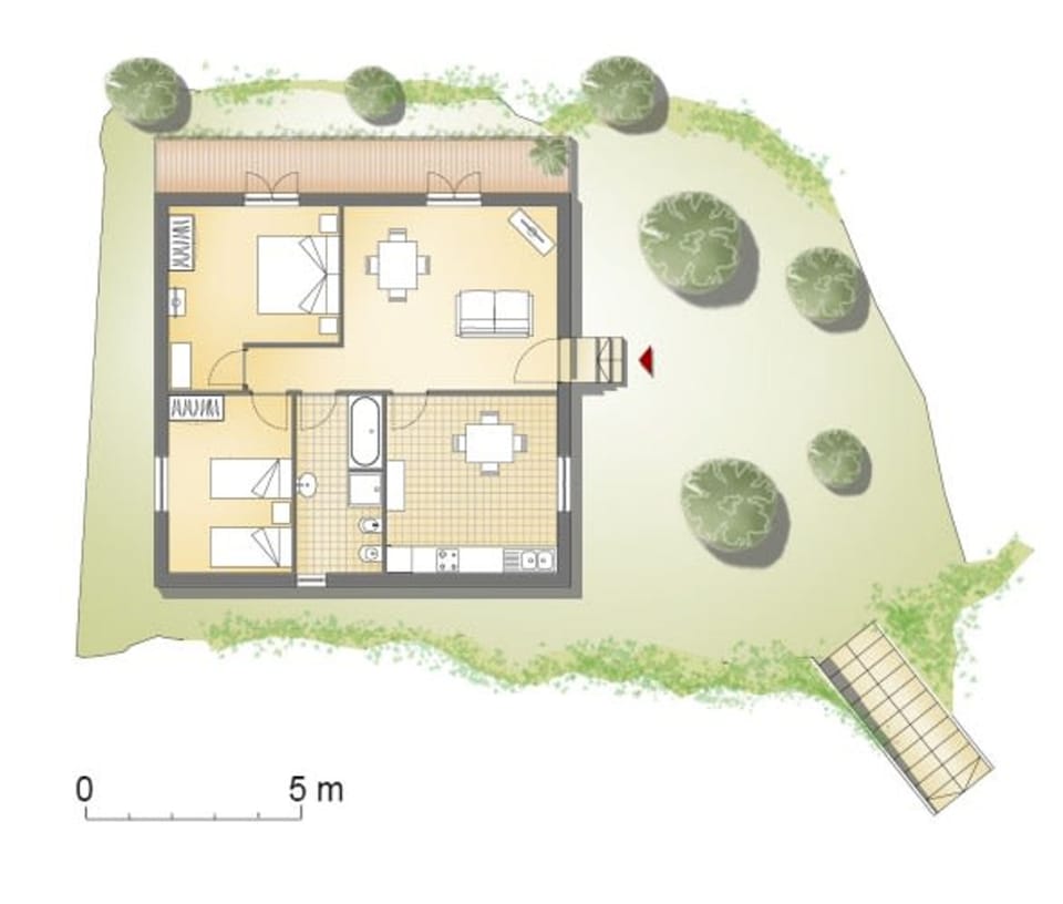 House | 2 bedrooms, high-speed internet