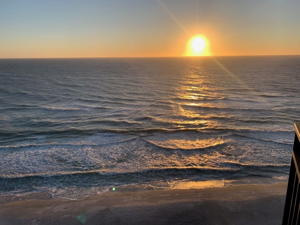 Gorgeous sunset at Siesta Key beach
