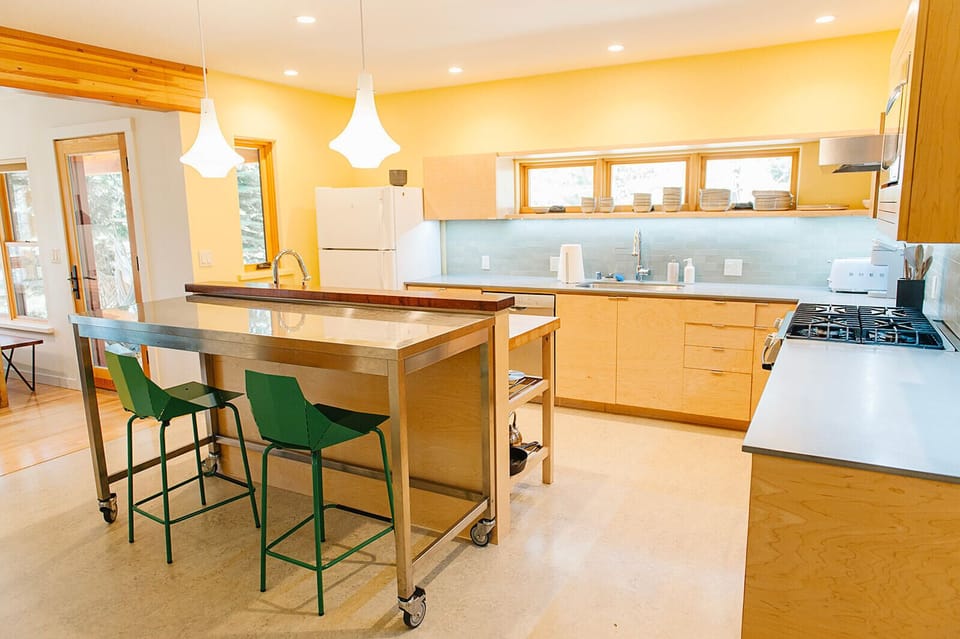 Fully stocked kitchen