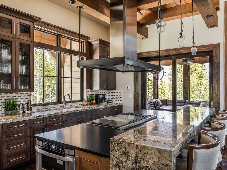 Indoors, Kitchen, Kitchen Island, Granite, Sink