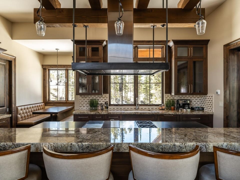 Indoors, Kitchen, Kitchen Island, Granite, Furniture