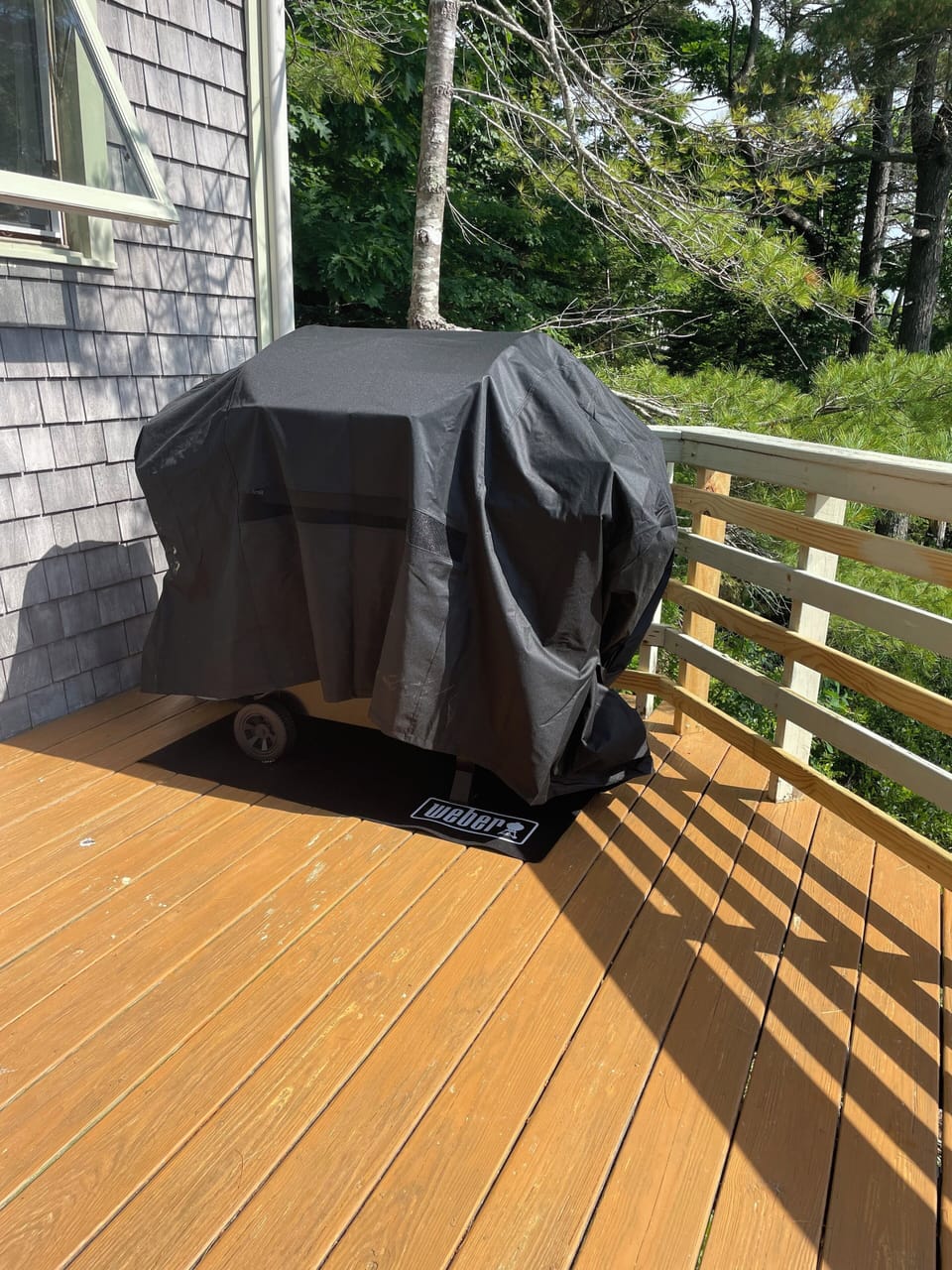 Propane grill available