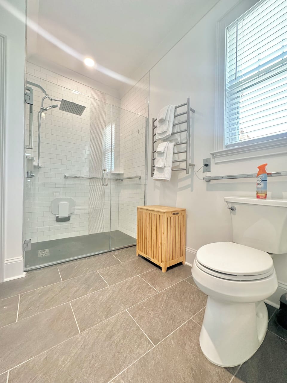 Bathroom 2 of 2. This one is attached to the king studio