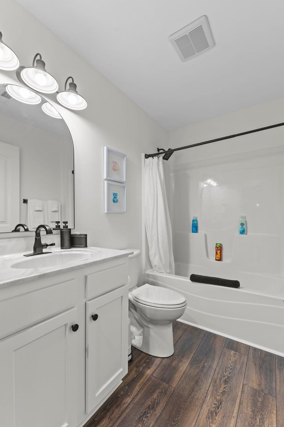 Bathroom 2 | shared hall bath, with combo tub shower