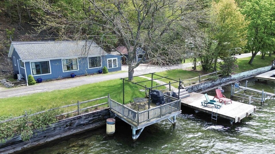 A spacious yard is one of the best parts of Sunset Retreat