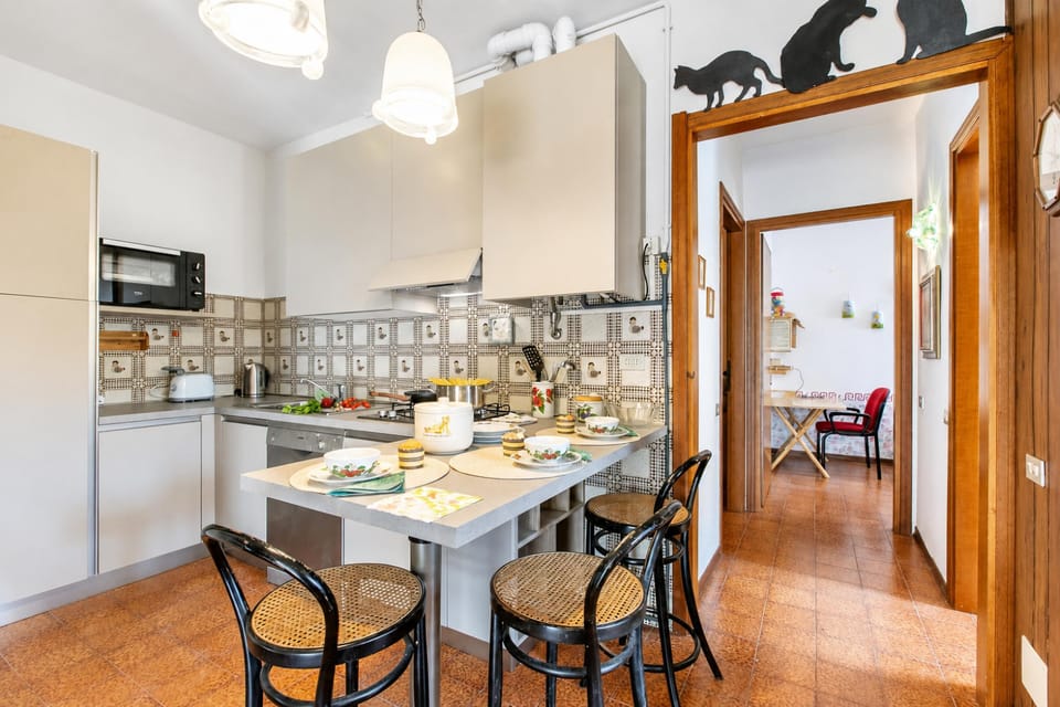 Kitchen and dining area