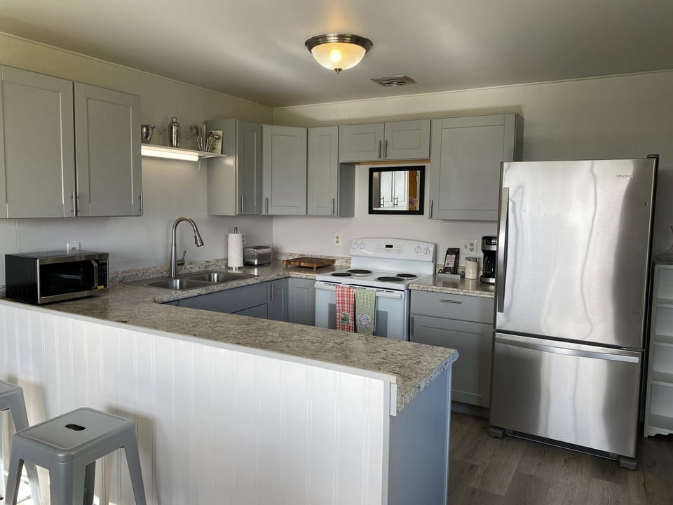 Newly remodeled kitchen