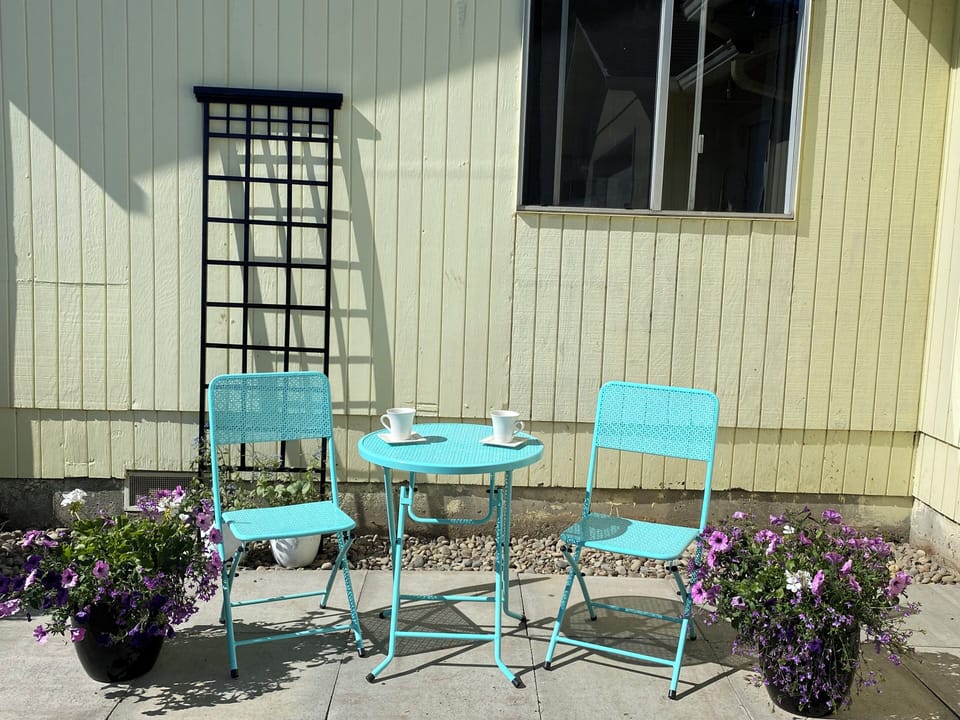 Sunny patio