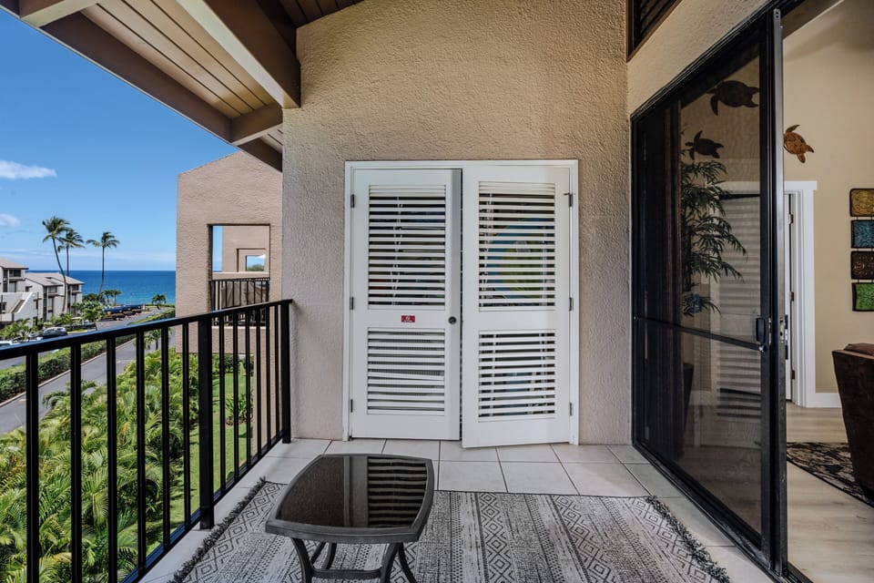 Lanai storage.